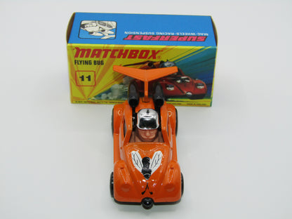 Matchbox Superfast RN IV Flying Beetle Orange 5 Spoke Wheels