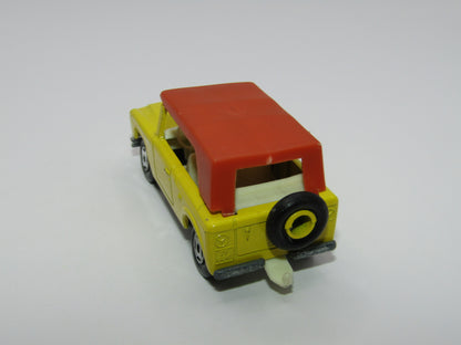 Matchbox Superfast 18A Field Car Yellow 4 Spoke NARROW Wheels