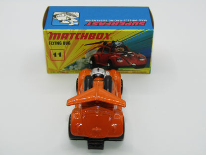 Matchbox Superfast RN IV Flying Beetle Orange 5 Spoke Wheels