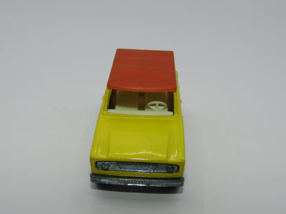 Matchbox Superfast 18A Field Car Yellow 4 Spoke Wide Wheels