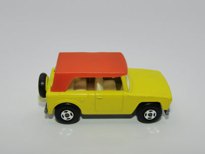 Matchbox Superfast 18A Field Car Yellow 4 Spoke Wide Wheels