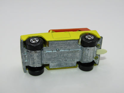 Matchbox Superfast 18A Field Car Yellow 4 Spoke Wide Wheels
