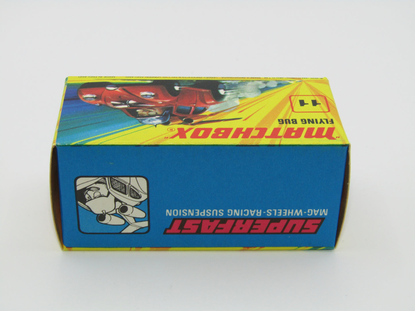 Matchbox Superfast RN IV Flying Beetle Orange 5 Spoke Wheels