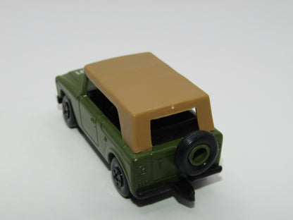 Matchbox Superfast 18A Field Car Olive Green 3RA391 label 5 SPOKE Wheels