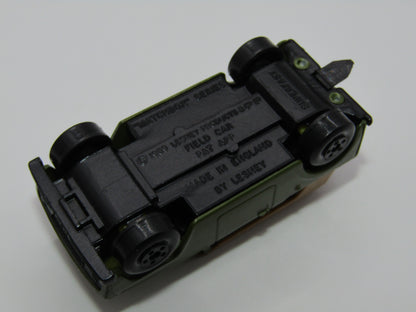 Matchbox Superfast 18A Field Car Olive Green 3RA391 label 5 SPOKE Wheels