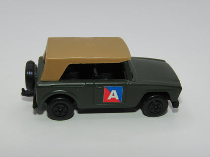 Matchbox Superfast 18A Field Car Olive DRAB "A" Label 5 SPOKE Wheels
