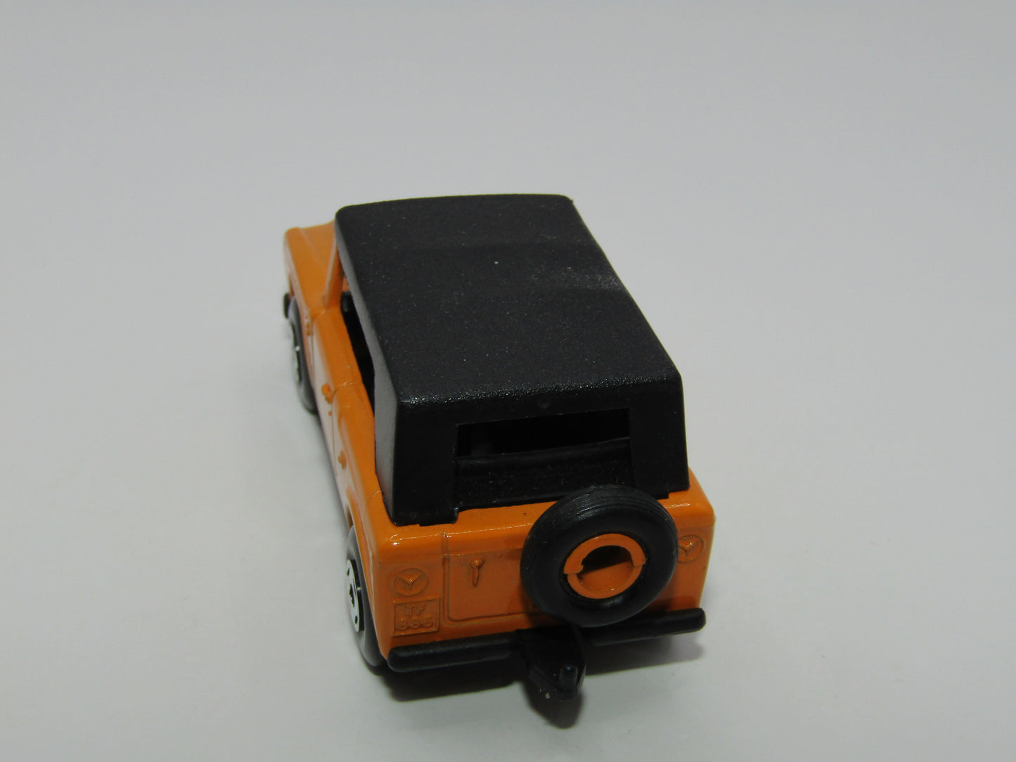 Matchbox Superfast 18A Field Car Orange Checker Label 4 Spoke Wheels