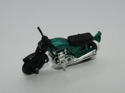 Matchbox Superfast 18B Hondarora Motorcycle Metallic Green
