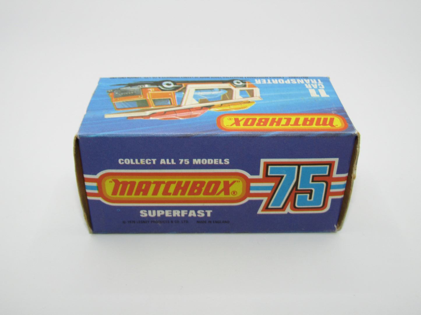 Matchbox Superfast No 11C Car Transporter Orange GREY BASE Dot Dash Wheels