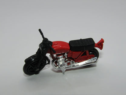 Matchbox Superfast 18B Hondarora Motorcycle Plain Red No Labels