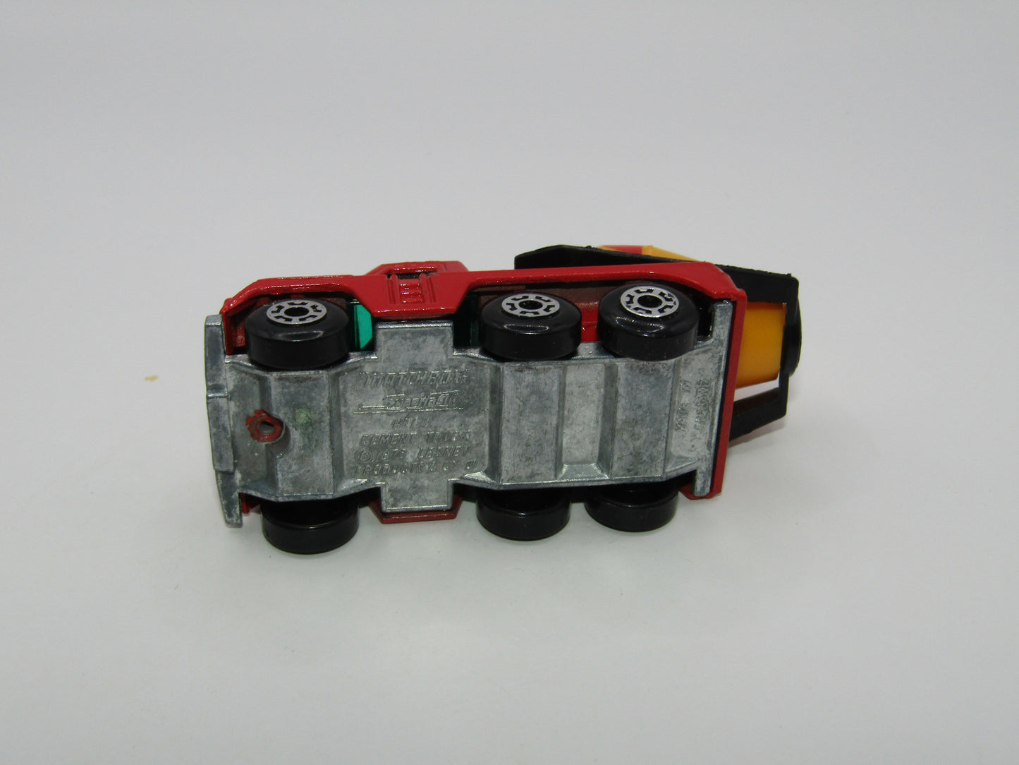 Matchbox Superfast 19C Cement Truck DARK Red, Yellow Barrell