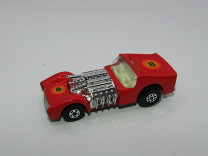Matchbox Superfast 19B Road Dragster Light Red Horizontal Labels