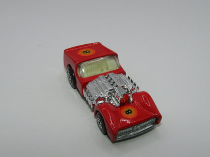 Matchbox Superfast 19B Road Dragster Light Red Horizontal Labels