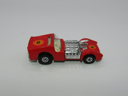 Matchbox Superfast 19B Road Dragster Light Red Horizontal Labels