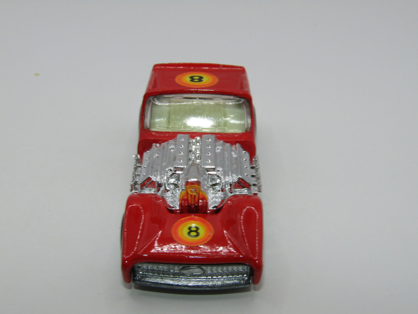 Matchbox Superfast 19B Road Dragster Light Red Vertical Labels