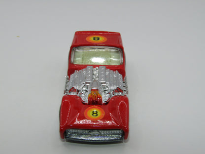 Matchbox Superfast 19B Road Dragster Light Red Vertical Labels