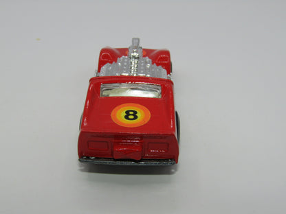Matchbox Superfast 19B Road Dragster Light Red Vertical Labels