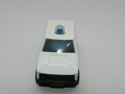 Matchbox Superfast 20B Police Patrol Checker Label Metallic Grey Base