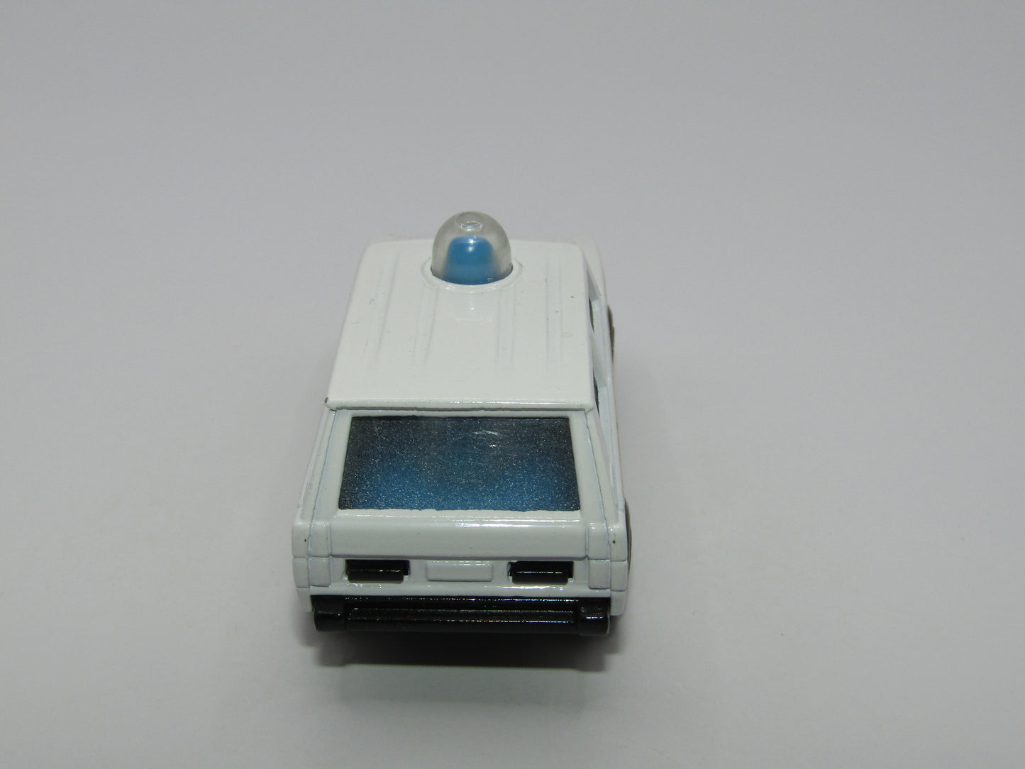 Matchbox Superfast 20B Police Patrol Checker Label Metallic Grey Base