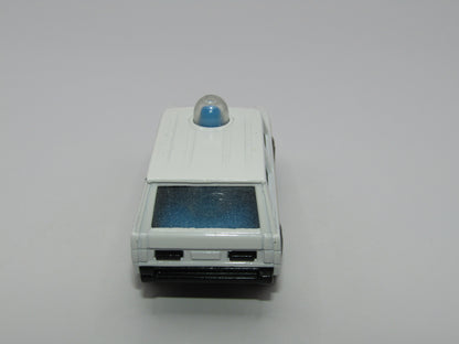 Matchbox Superfast 20B Police Patrol Checker Label Metallic Grey Base