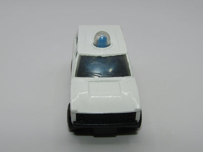 Matchbox Superfast 20B Police Patrol Checker Label BLUE-GREY Base