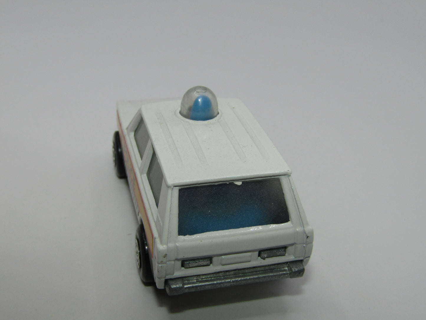Matchbox Superfast 20B Police Patrol Checker Label UNPAINTED Base