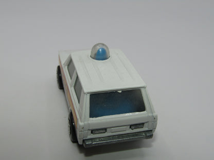Matchbox Superfast 20B Police Patrol Checker Label UNPAINTED Base