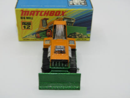 Matchbox Superfast No 12C Big Bull BLACK ROLLERS
