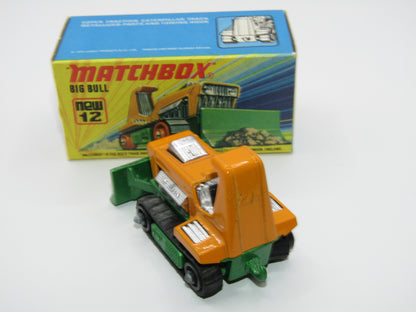 Matchbox Superfast No 12C Big Bull BLACK ROLLERS
