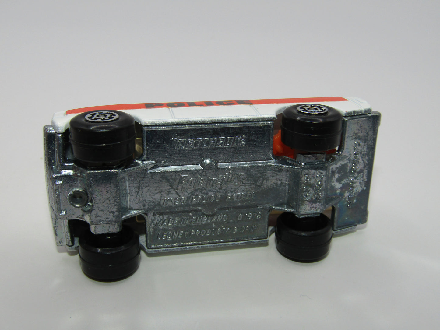 Matchbox Superfast 20B Police Patrol WIDE Police Labels Clear Windows