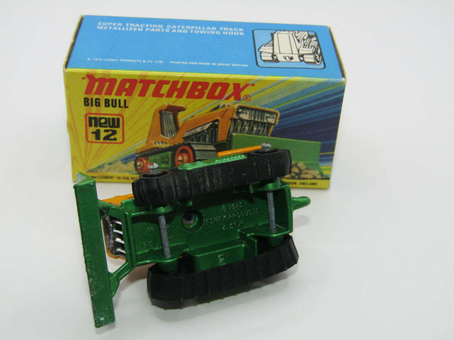 Matchbox Superfast No 12C Big Bull BLACK ROLLERS