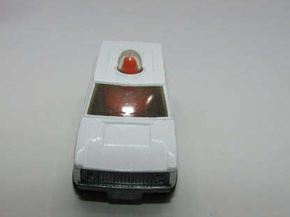 Matchbox Superfast 20B Police Patrol Thin Police BLACK Wheels Hubs