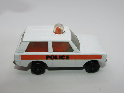 Matchbox Superfast 20B Police Patrol Thin Police BLACK Wheels Hubs