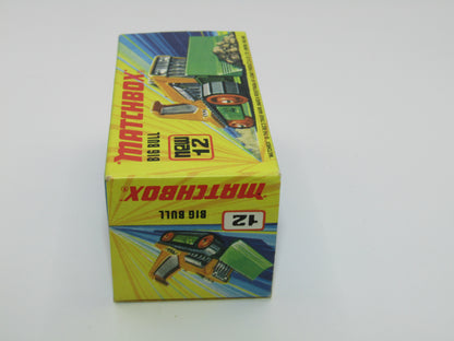 Matchbox Superfast No 12C Big Bull BLACK ROLLERS