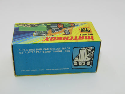 Matchbox Superfast No 12C Big Bull BLACK ROLLERS