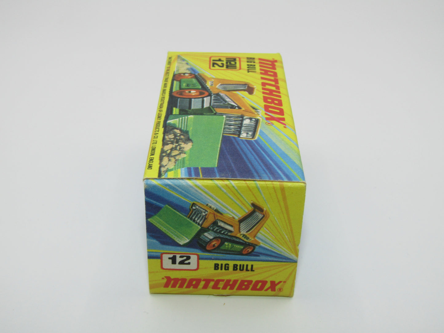 Matchbox Superfast No 12C Big Bull BLACK ROLLERS