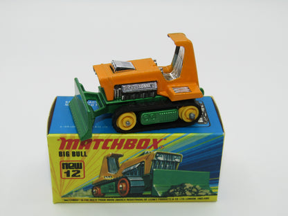 Matchbox Superfast No 12C Big Bull YELLOW ROLLERS