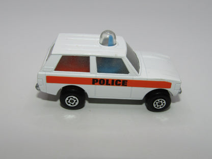 Matchbox Superfast 20B Police Patrol Blue Dome Orange Spinner
