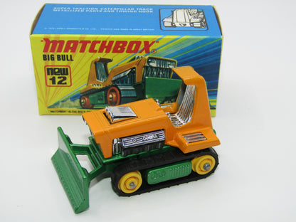 Matchbox Superfast No 12C Big Bull YELLOW ROLLERS
