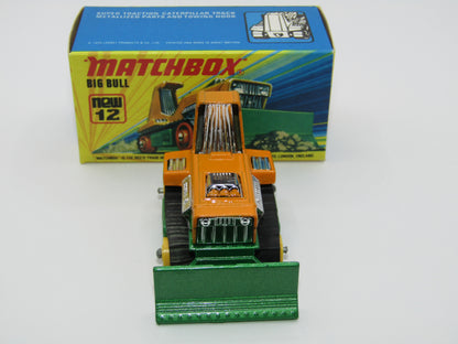 Matchbox Superfast No 12C Big Bull YELLOW ROLLERS