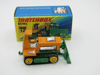 Matchbox Superfast No 12C Big Bull YELLOW ROLLERS