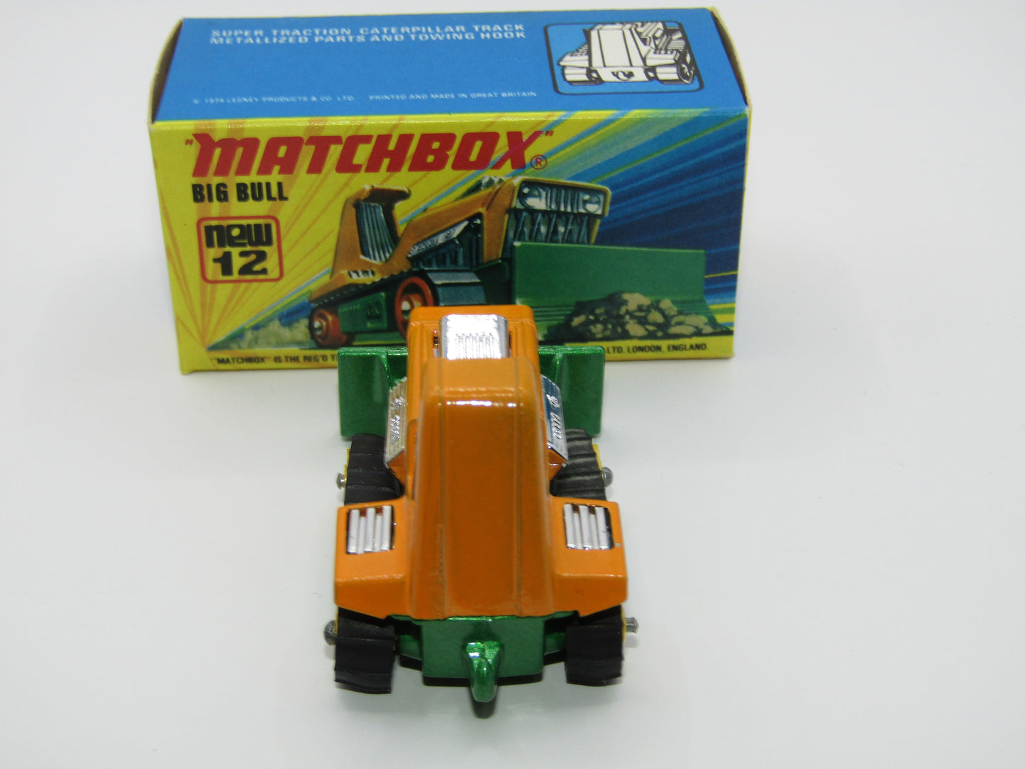 Matchbox Superfast No 12C Big Bull YELLOW ROLLERS