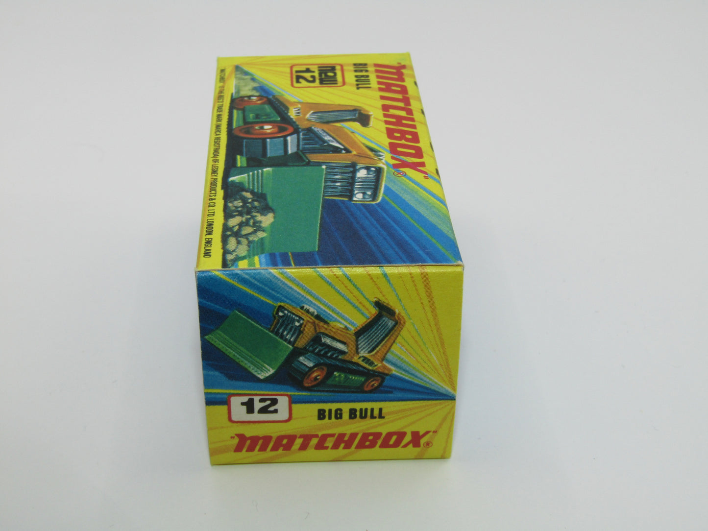 Matchbox Superfast No 12C Big Bull YELLOW ROLLERS
