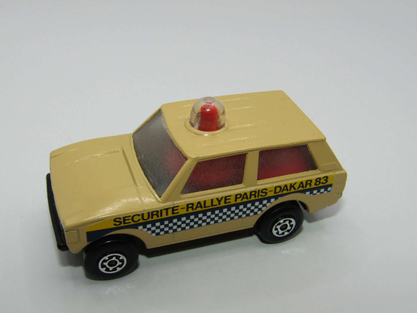 Matchbox Superfast 20B Police Patrol Beige, Paris Dakar Gloss Black Base