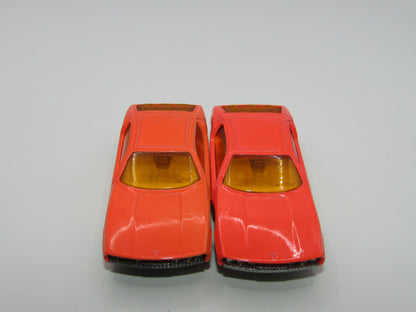Matchbox Superfast 20A Lamborghini Marzal ORANGE Salmon Pink Wide Wheels