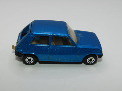 Matchbox Superfast 21C Renault 5TL Light Blue BLACK Base