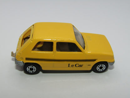 Matchbox Superfast 21C Renault 5TL Le Car Yellow, Silver Base