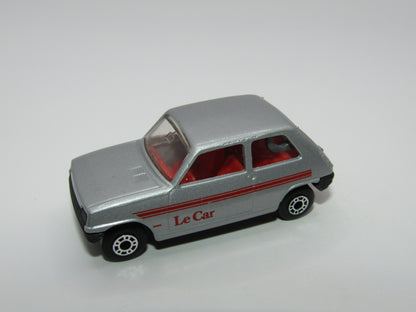 Matchbox Superfast 21C Renault 5TL Silver Le Car FLAT GREY Base