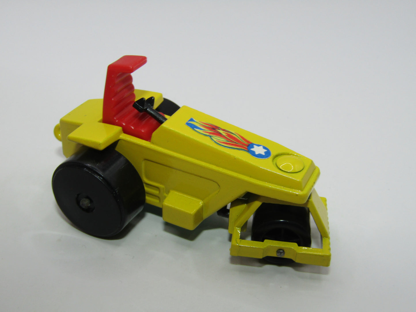 Matchbox Superfast 21B Rod Roller, flames label Black Wheel Hubs