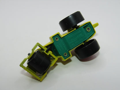 Matchbox Superfast 21B Rod Roller, flames label METALLIC RED Wheel Hubs